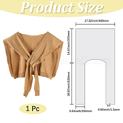 Полипропиленовые свитера-шальки для женщин&nbsp;AJEW-WH20080-27B