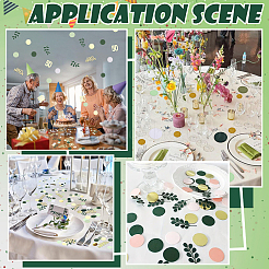 200 шт. круглый бумажный стол для разбрасывания конфетти&nbsp;DIY-SC0032-57B