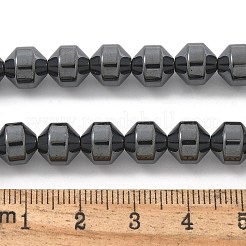 Collane di perline di ematite sintetica non magnetica biconica&nbsp;NJEW-R020-06