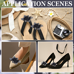 4 Stück Schuhclips aus Eisen&nbsp;HJEW-HY00183