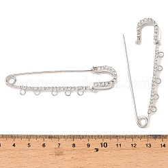 Spille di sicurezza in ferro con strass&nbsp;JEWB-E045-01C-P