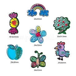 14шт 7 стиля прозрачные акриловые подвески&nbsp;KY-LS0001-15