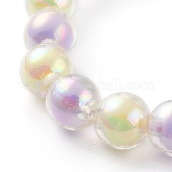Transparente Acrylperle in Perlenstretch-Armbandsets für Kinder&nbsp;BJEW-JB06509