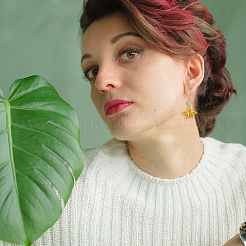 20 шт. 2 стильных каплевидных серег-гвоздиков из латуни с микропаве из кубического циркония&nbsp;KK-DC0003-04