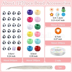 Наборы для изготовления браслетов из акрила и полимерной глины своими руками&nbsp;DIY-YW0010-76