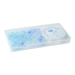 Kit per realizzare braccialetti rotondi con perline acriliche fai da te&nbsp;DIY-FS0007-02A