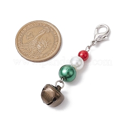 Decoración colgante de campana de hierro de navidad&nbsp;HJEW-JM02347