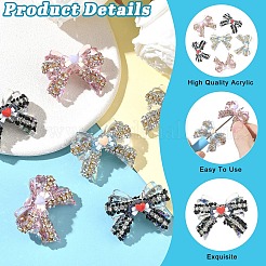 2 шт. непрозрачных акриловых блестящих страз&nbsp;MACR-YW0004-53A