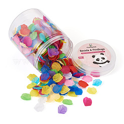 500 шт. подвески из прозрачного матового акрила 10 цветов&nbsp;MACR-YS0001-03