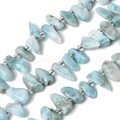 Природные ларимар бисер нитей&nbsp;G-P604-A28-01