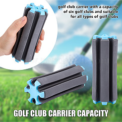 Tragbarer Golfschläger-Aufbewahrungsständer aus ABS & Pet&nbsp;TOOL-WH0039-86A