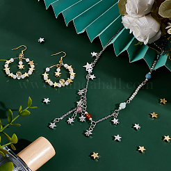 100шт 2 цвета латунные бусины&nbsp;KK-PH0012-94B