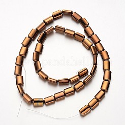Electroplate non magnetici ematite sintetico fili di perline&nbsp;G-F300-01A-08