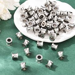 Cuentas europeas de acero inoxidable 304 resistentes al deslustre&nbsp;LS-STAS-E039-1