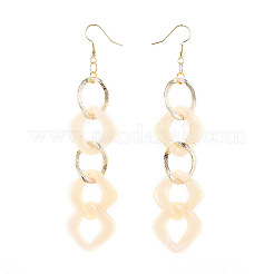 Boucles d'oreilles à chaîne gourmette&nbsp;EJEW-JE04158-03