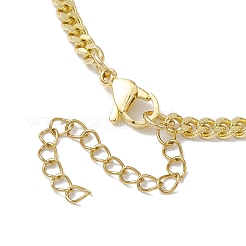 Латунные Снаряженная цепи ожерелья&nbsp;NJEW-JN04747