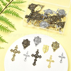 40шт 8 стиля подвески из сплава в тибетском стиле&nbsp;TIBEP-YW0001-88