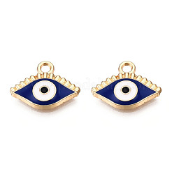 Подвески из эмалевого сплава с покрытием из легкого золота&nbsp;ENAM-T009-87B-RS