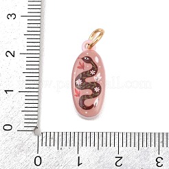 Bedruckte Anhänger aus Edelstahl 304&nbsp;STAS-B125-01B-G