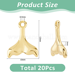 20 шт. Латунные подвески&nbsp;KK-HS0015-54