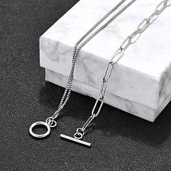 Не тускнеющие цепочки из нержавеющей стали 304&nbsp;X-NJEW-JN02767