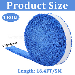 Ruban adhésif pour grip de raquette de badminton/tennis en fibres ultra-fines à poils longs (5 m)&nbsp;DIY-CN0004-01B