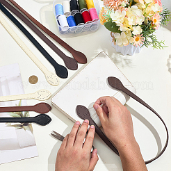 8 шт. 4-х цветные ручки для сумок из искусственной кожи pu&nbsp;DIY-CL0002-44