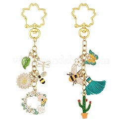 Подвесные украшения из сплава эмали&nbsp;KEYC-YW00219-01