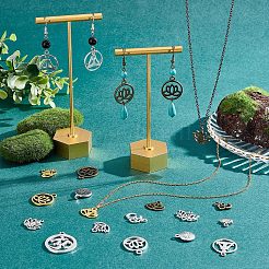 68 шт. 17 стиля подвески из сплава в тибетском стиле&nbsp;TIBEP-SC0001-92