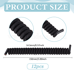 Polyester mit Latexseide Ersatzvisier-Lockenschnur&nbsp;DIY-WH0888-579A