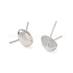 Messing Ohrstecker Zubehör&nbsp;KK-CBABAE6-03P