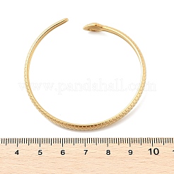 Brazaletes de acero inoxidable 304 para mujer&nbsp;BJEW-B120-01G-03