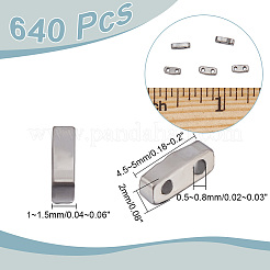 640 Stück galvanisierte Glasperlen&nbsp;SEED-NB0002-05A