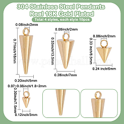 40 шт. 4 стиля подвески из нержавеющей стали 304&nbsp;STAS-SC0010-63