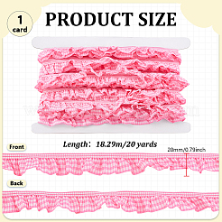 20 ярд полиэстеровых кружевных лент&nbsp;DIY-PH0031-86C