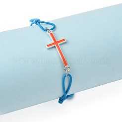 Fabricación de pulsera de cordón elástico ajustable&nbsp;AJEW-JB00008-05