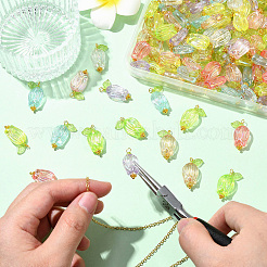 200 шт. подвески из прозрачного АБС-пластика&nbsp;PALLOY-CJ00120