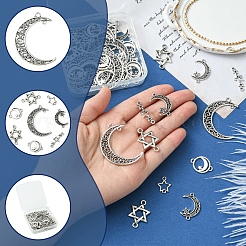 60 шт. 6 стиля подвески из сплава в тибетском стиле&nbsp;TIBE-FS0003-22