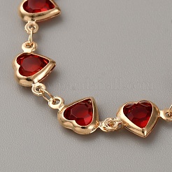 Браслеты-цепочки из сплава со стразами для женщин&nbsp;BJEW-WH0023-65