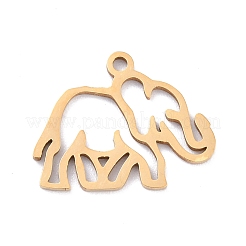 Placcatura ionica (ip) 201 pendenti in acciaio inossidabile&nbsp;STAS-K003-06G