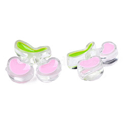 Прозрачные бусины из акриловой эмали&nbsp;LS-TACR-N012-006E