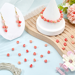 80 шт. синтетические коралловые бусины&nbsp;CORA-SP0001-04