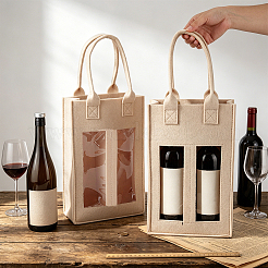 Borse in feltro per imballaggio di vino rosso&nbsp;ABAG-WH0068-008B