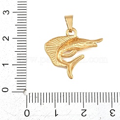 Placcatura ionica (ip) ciondoli in acciaio inossidabile 304&nbsp;STAS-B141-03C-G