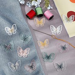 72 шт. 12-х цветные кружевные вышитые аксессуары для костюма&nbsp;OCOR-NB0001-35