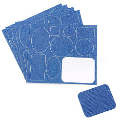 5 feuille de patchs autocollants en denim&nbsp;PATC-TA0001-61C