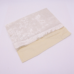 Tissu en flanelle, Couverture de canapé, Accessoires de vêtement, rectangle, blanc, 29~30x19~20x0.05 cm