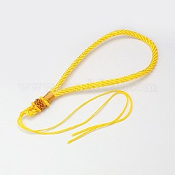 Nylon Cord Loops, Gold, 260mm