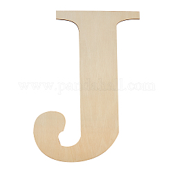 Forme de bois non finie, personnalisable, lettre, letter.j, 29.8x16.8x0.23 cm