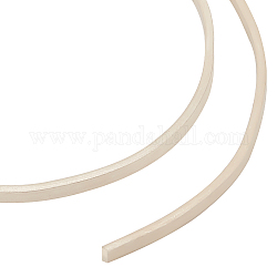 Benecreat 1pc ag9999 прямоугольная плоская проволока из стерлингового серебра, для колец браслеты ювелирные изделия макниг, с 1 листом двухсторонней замшевой ткани для полировки серебра, провода: 200x2x1 mm
